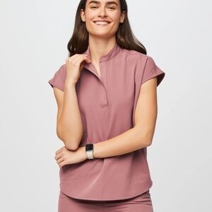 Figs Mauve scrub top and jogger bundle